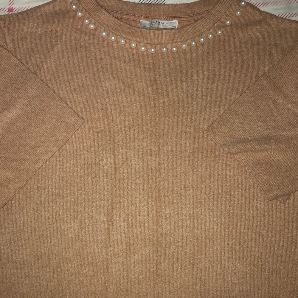 Zara soft brown sweater